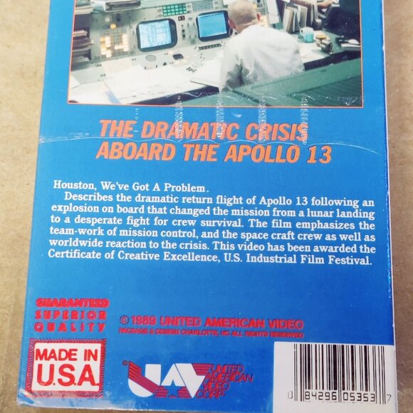NASA Series- Houston We've Got a Problem VHS tape - NEW - Picture 2 of 3